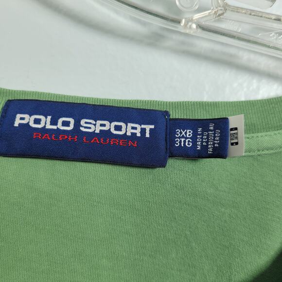 Polo Sport Ralph Lauren Men's Green T Shirt Size 3X 101425-1225 - Picture 5 of 8